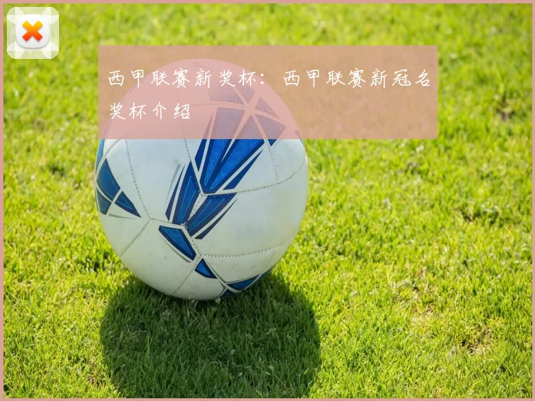 西甲联赛新奖杯：西甲联赛新冠名奖杯介绍